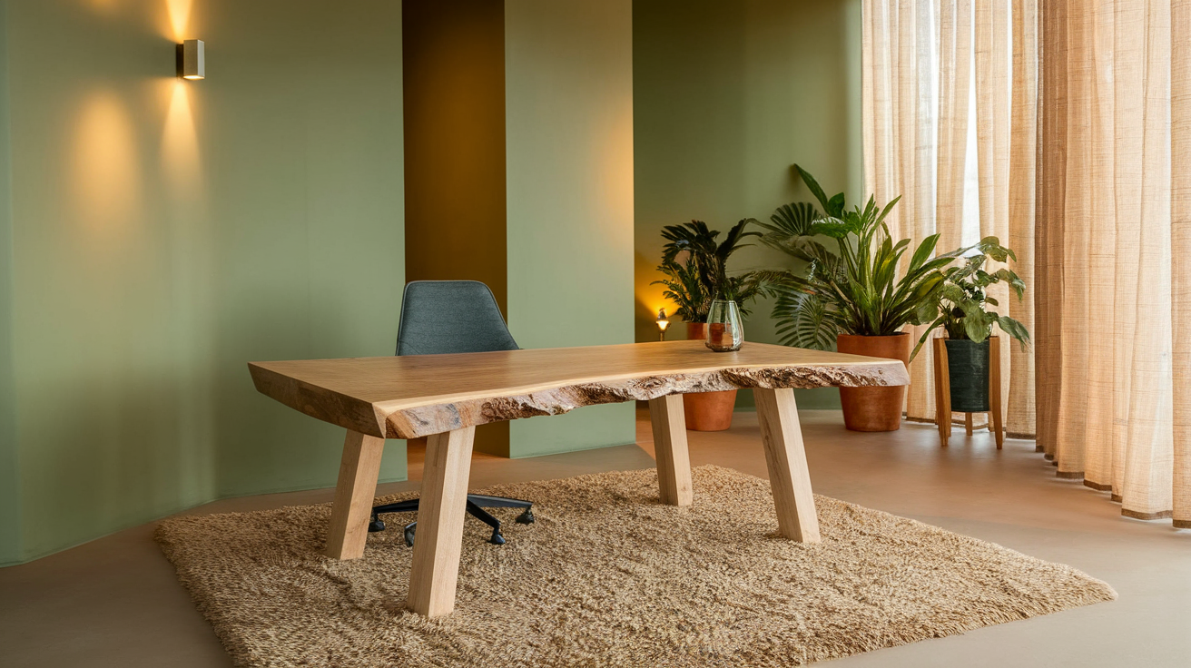 Natural_Wood_Desk_with_Green_Walls
