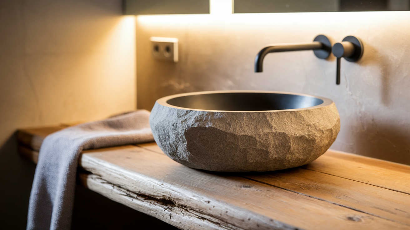 Pair_Stone_Vessel_Sinks_With_Wooden_Counters