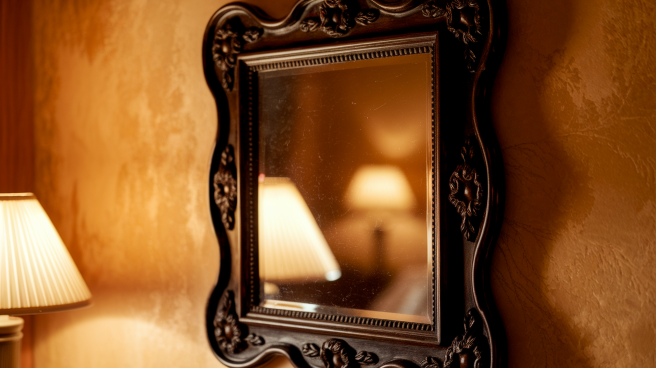 Vintage_Mirror_With_Dark_Frame