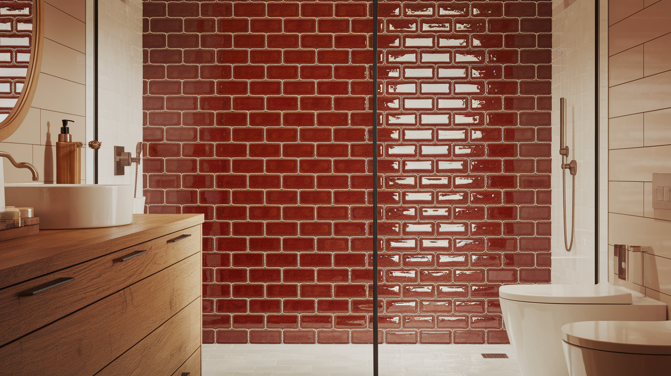 1. Glazed Thin Brick Tiles
