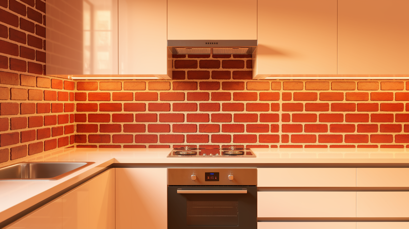 10. Brick with White Grout
