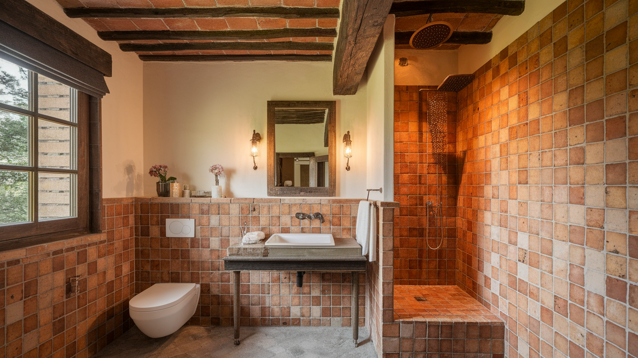 10. Terracotta Saltillo Tiles
