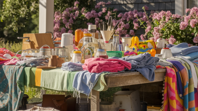 13 Display Yard Sale Setup Ideas