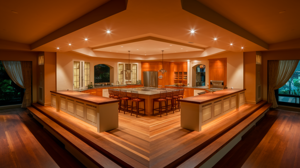 13 Features for Your Open Concept Split-Level Kitchen Remodel