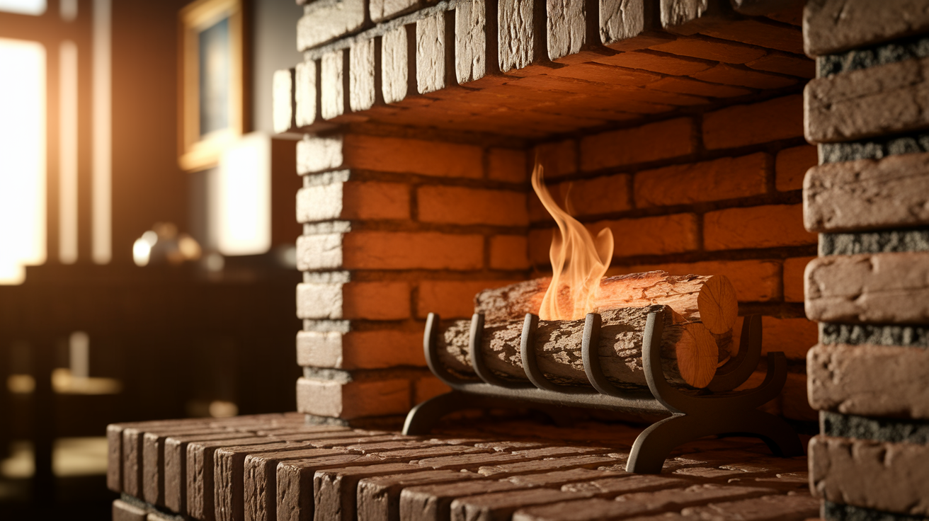 21 Rustic Brick Fireplace Ideas