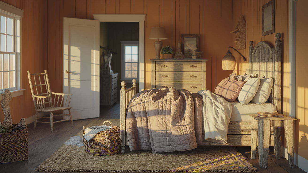 80 Inspiring Farmhouse Bedroom Ideas