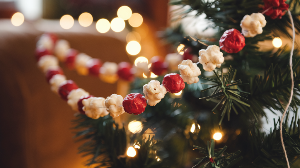 A Simple Popcorn Garland Crafting Tutorial