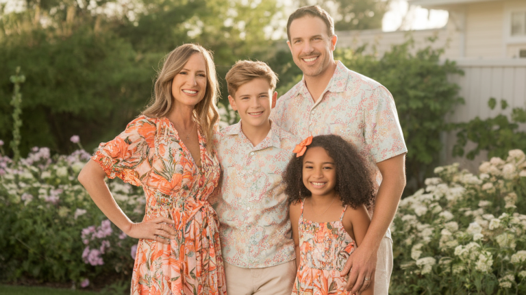 Best Color Coordinated Outfits for Family Pictures