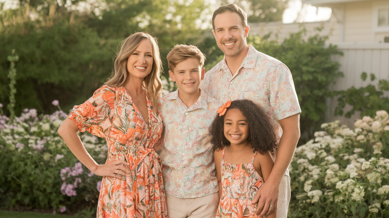 Best Color Coordinated Outfits for Family Pictures
