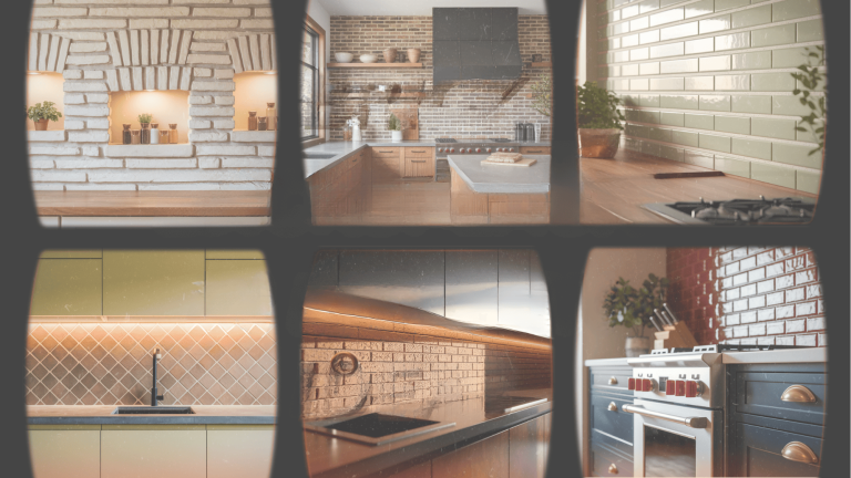 Brick Backsplash in Kitchen Ideas for Your Cooking Area