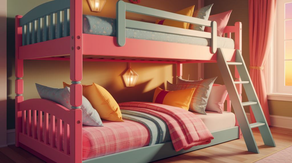 Have you ever considered building a bunk bed for your kids? It’s a fun project that not only saves space but also helps you cut costs and create something totally personal for your room. Plus, there’s just something special about making furniture with your own hands! But of course, when it comes to kids, safety has to come first. In this blog, we will cover everything from planning and picking the right design to step-by-step building tips and fun ways to customize the bed. Why You Should Consider Building Bunk Beds Bunk beds aren’t just about stacking one bed over the other. They are about making the most of the space while adding a bit of fun to the room. Save Valuable Space: Bunk beds open up the floor, giving kids more room to play, study, or add extra storage. Budget-Friendly Option: Building a bunk bed at home often costs less than buying a pre-made one. Plus, it allows for the use of leftover materials or reclaimed wood. Customize Every Detail: From colors and finishes to adding storage drawers or even a slide, the bed can be easily matched to the kids' personalities and room decor. Built with Safety in Mind: Creating the bed yourself means having full control over materials and construction quality. It also ensures the bed meets safety standards, like sturdy frames and smooth edges. A Fun Project with Lasting Rewards: There’s a special kind of satisfaction in seeing kids enjoy something built just for them. Plus, it becomes a meaningful piece of the home. Tools & Materials Needed to Build Bunk Beds With the right tools and sturdy materials, building a safe and good-looking bunk bed becomes a whole lot easier. Here’s a list of tools and materials needed to build it. Category Item Purpose Tools Measuring Tape For accurate cuts and spacing Drill and Drill Bits Essential for assembling frames and supports Circular Saw or Miter Saw To cut wood cleanly and precisely Sander or Sandpaper To smooth out rough edges and surfaces Clamps To hold pieces steady while fastening Level For making sure the bed is sturdy and straight Screwdriver For tightening screws securely Pencil and safety gear Always good to have safety glasses and gloves around Materials Lumber (pine, oak, or sturdy plywood) For the bed frames, legs, and slats Wood Screws or Lag Bolts Strong fasteners to keep everything together Wood Glue Adds extra strength at joints Safety Rails Must have for the top bunk Ladder Materials Can use the same wood or metal, depending on the design Paint, Stain, or Sealant For finishing touches and protection Sandpaper Sheets For final smoothing Optional Extras Like storage drawers, decorative trims, or even a slide! Approximate Cost of Building Bunk Beds Building a bunk bed at home typically costs between $150 and $400, depending on the design, size, and materials chosen. Using premium hardwood or adding extras like built-in storage will push it toward the higher end, while keeping it simple with standard lumber keeps the budget lower. Still, it’s usually far more affordable than buying a high-quality pre-made bunk bed, which can easily go over $800. Step-by-Step Guide to Build Bunk Beds Building bunk beds may seem like a big task at first, but breaking it down into clear steps makes it much more manageable. Here’s a simple guide to follow from start to finish. Step 1: Measure and Cut the Wood Start by measuring and marking the wood pieces according to the chosen bunk bed size. Precision here really matters, as it keeps everything aligned later. Cut the bed frames, legs, support beams, and slats using a circular saw or miter saw. Step 2: Build the Bed Frames Assemble both the top and bottom bed frames by connecting the side rails to the head and foot rails. Use wood glue and screws for extra strength. Make sure the frames are square by checking with a level. Step 3: Attach Slats to the Frames Lay out the slats evenly across each bed frame to support the mattress. Secure them in place using screws, ensuring even spacing between each slat for good support and airflow. Step 4: Assemble the Bed Structure Stand the legs upright and attach both bed frames to them, bottom first, then the top bunk. Double-check the alignment and tighten all screws properly so the structure feels solid and stable. Step 5: Install Safety Rails and Ladder Attach safety rails around the top bunk to prevent falls. Then, secure the ladder or staircase firmly to the frame. Sand all edges smooth, especially where little hands and feet will grab. Step 6: Sand and Finish the Bed Go over the entire bed with sandpaper, focusing on sharp corners and rough edges. Once smooth, apply paint, stain, or sealant for both style and protection. Let it dry completely before use. Step 7: Final Check and Set Up Inspect all screws, joints, and rails to ensure everything is tight and secure. Place the mattresses on the frames, add bedding, and consider fun extras like curtains or string lights to make it cozy. Customization and Design Ideas for Bunk Beds A DIY bunk bed is more than just a place to sleep; it’s a chance to bring creativity into the room and create something truly special. Here are some fun and practical ideas to spark inspiration: Add Storage Solutions: Built-in drawers underneath the bottom bunk or shelves at the sides help keep toys, books, and clothes neatly tucked away. It’s a smart way to save space and reduce clutter in the room. Choose a Fun Theme: Turn the bed into a castle, a pirate ship, or even a jungle treehouse. A bit of paint and some themed accessories go a long way in making bedtime feel like an adventure. Install a Slide for Extra Fun: Add a small slide next to the ladder for easy and playful mornings. It’s a simple add-on that makes the bunk bed double as a mini playground. Create a Cozy Nook Below: Use the space under the bottom bunk as a reading corner or play zone. Add cushions, a soft rug, and a few fairy lights to make it extra inviting. Use Unique Finishes: Experiment with paint colors, stains, or even chalkboard paint for a bed that doubles as an art space. Non-toxic finishes keep it safe for kids. Decorate with Personal Touches: Hang string lights, attach clip-on reading lamps, or drape fabric canopies over the top bunk. Personal decorations make the space feel more like their own little hideout. Maintenance & Safety Tips Once the bunk bed is built and in use, keeping it safe and sturdy is just as important as the day it was finished. A little regular care goes a long way in making sure it stays reliable and safe for kids to enjoy. Bolts & Screws Check regularly:Tighten every couple of weeks to ensure stability. Why it matters: Loose bolts can compromise safety during use. Ladder & Rails Inspect for security: Ensure the ladder and safety rails are firmly attached. What to watch for:Wobbling or signs of wear. Rough Spots Smooth edges: Sand down any splinters or rough patches. Prevention: Avoid injuries caused by sharp edges. Cleaning Use gentle cleaners: Clean with a soft cloth and non-abrasive products. Why it matters: Harsh chemicals can damage the finish and be unsafe for kids. Weight Limits Follow recommended limits: Stick to weight guidelines for both bunks. Why it matters: Ensures stability, especially during sleepovers. Safe Habits to Reduce Risks Always use the ladder. Never jump from the top bunk. Don’t hang heavy items on the frame. Conclusion Turning the idea of a DIY bunk bed into reality is a rewarding way to save space, add personal charm, and create something that truly fits the room. With the right tools, clear steps, and a focus on safety, the result is a bed that brings both function and fun to everyday life. Plus, the freedom to customize makes it even better. So pick one idea, grab those tools, plan it out and start building a bunk bed that your kids will love for years to come. Once it’s done, don’t forget to share the final masterpiece with any creative twists added along the way!