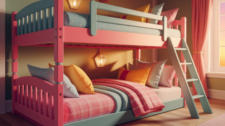 Have you ever considered building a bunk bed for your kids? It’s a fun project that not only saves space but also helps you cut costs and create something totally personal for your room. Plus, there’s just something special about making furniture with your own hands! But of course, when it comes to kids, safety has to come first. In this blog, we will cover everything from planning and picking the right design to step-by-step building tips and fun ways to customize the bed. Why You Should Consider Building Bunk Beds Bunk beds aren’t just about stacking one bed over the other. They are about making the most of the space while adding a bit of fun to the room. Save Valuable Space: Bunk beds open up the floor, giving kids more room to play, study, or add extra storage. Budget-Friendly Option: Building a bunk bed at home often costs less than buying a pre-made one. Plus, it allows for the use of leftover materials or reclaimed wood. Customize Every Detail: From colors and finishes to adding storage drawers or even a slide, the bed can be easily matched to the kids' personalities and room decor. Built with Safety in Mind: Creating the bed yourself means having full control over materials and construction quality. It also ensures the bed meets safety standards, like sturdy frames and smooth edges. A Fun Project with Lasting Rewards: There’s a special kind of satisfaction in seeing kids enjoy something built just for them. Plus, it becomes a meaningful piece of the home. Tools & Materials Needed to Build Bunk Beds With the right tools and sturdy materials, building a safe and good-looking bunk bed becomes a whole lot easier. Here’s a list of tools and materials needed to build it. Category Item Purpose Tools Measuring Tape For accurate cuts and spacing Drill and Drill Bits Essential for assembling frames and supports Circular Saw or Miter Saw To cut wood cleanly and precisely Sander or Sandpaper To smooth out rough edges and surfaces Clamps To hold pieces steady while fastening Level For making sure the bed is sturdy and straight Screwdriver For tightening screws securely Pencil and safety gear Always good to have safety glasses and gloves around Materials Lumber (pine, oak, or sturdy plywood) For the bed frames, legs, and slats Wood Screws or Lag Bolts Strong fasteners to keep everything together Wood Glue Adds extra strength at joints Safety Rails Must have for the top bunk Ladder Materials Can use the same wood or metal, depending on the design Paint, Stain, or Sealant For finishing touches and protection Sandpaper Sheets For final smoothing Optional Extras Like storage drawers, decorative trims, or even a slide! Approximate Cost of Building Bunk Beds Building a bunk bed at home typically costs between $150 and $400, depending on the design, size, and materials chosen. Using premium hardwood or adding extras like built-in storage will push it toward the higher end, while keeping it simple with standard lumber keeps the budget lower. Still, it’s usually far more affordable than buying a high-quality pre-made bunk bed, which can easily go over $800. Step-by-Step Guide to Build Bunk Beds Building bunk beds may seem like a big task at first, but breaking it down into clear steps makes it much more manageable. Here’s a simple guide to follow from start to finish. Step 1: Measure and Cut the Wood Start by measuring and marking the wood pieces according to the chosen bunk bed size. Precision here really matters, as it keeps everything aligned later. Cut the bed frames, legs, support beams, and slats using a circular saw or miter saw. Step 2: Build the Bed Frames Assemble both the top and bottom bed frames by connecting the side rails to the head and foot rails. Use wood glue and screws for extra strength. Make sure the frames are square by checking with a level. Step 3: Attach Slats to the Frames Lay out the slats evenly across each bed frame to support the mattress. Secure them in place using screws, ensuring even spacing between each slat for good support and airflow. Step 4: Assemble the Bed Structure Stand the legs upright and attach both bed frames to them, bottom first, then the top bunk. Double-check the alignment and tighten all screws properly so the structure feels solid and stable. Step 5: Install Safety Rails and Ladder Attach safety rails around the top bunk to prevent falls. Then, secure the ladder or staircase firmly to the frame. Sand all edges smooth, especially where little hands and feet will grab. Step 6: Sand and Finish the Bed Go over the entire bed with sandpaper, focusing on sharp corners and rough edges. Once smooth, apply paint, stain, or sealant for both style and protection. Let it dry completely before use. Step 7: Final Check and Set Up Inspect all screws, joints, and rails to ensure everything is tight and secure. Place the mattresses on the frames, add bedding, and consider fun extras like curtains or string lights to make it cozy. Customization and Design Ideas for Bunk Beds A DIY bunk bed is more than just a place to sleep; it’s a chance to bring creativity into the room and create something truly special. Here are some fun and practical ideas to spark inspiration: Add Storage Solutions: Built-in drawers underneath the bottom bunk or shelves at the sides help keep toys, books, and clothes neatly tucked away. It’s a smart way to save space and reduce clutter in the room. Choose a Fun Theme: Turn the bed into a castle, a pirate ship, or even a jungle treehouse. A bit of paint and some themed accessories go a long way in making bedtime feel like an adventure. Install a Slide for Extra Fun: Add a small slide next to the ladder for easy and playful mornings. It’s a simple add-on that makes the bunk bed double as a mini playground. Create a Cozy Nook Below: Use the space under the bottom bunk as a reading corner or play zone. Add cushions, a soft rug, and a few fairy lights to make it extra inviting. Use Unique Finishes: Experiment with paint colors, stains, or even chalkboard paint for a bed that doubles as an art space. Non-toxic finishes keep it safe for kids. Decorate with Personal Touches: Hang string lights, attach clip-on reading lamps, or drape fabric canopies over the top bunk. Personal decorations make the space feel more like their own little hideout. Maintenance & Safety Tips Once the bunk bed is built and in use, keeping it safe and sturdy is just as important as the day it was finished. A little regular care goes a long way in making sure it stays reliable and safe for kids to enjoy. Bolts & Screws Check regularly:Tighten every couple of weeks to ensure stability. Why it matters: Loose bolts can compromise safety during use. Ladder & Rails Inspect for security: Ensure the ladder and safety rails are firmly attached. What to watch for:Wobbling or signs of wear. Rough Spots Smooth edges: Sand down any splinters or rough patches. Prevention: Avoid injuries caused by sharp edges. Cleaning Use gentle cleaners: Clean with a soft cloth and non-abrasive products. Why it matters: Harsh chemicals can damage the finish and be unsafe for kids. Weight Limits Follow recommended limits: Stick to weight guidelines for both bunks. Why it matters: Ensures stability, especially during sleepovers. Safe Habits to Reduce Risks Always use the ladder. Never jump from the top bunk. Don’t hang heavy items on the frame. Conclusion Turning the idea of a DIY bunk bed into reality is a rewarding way to save space, add personal charm, and create something that truly fits the room. With the right tools, clear steps, and a focus on safety, the result is a bed that brings both function and fun to everyday life. Plus, the freedom to customize makes it even better. So pick one idea, grab those tools, plan it out and start building a bunk bed that your kids will love for years to come. Once it’s done, don’t forget to share the final masterpiece with any creative twists added along the way!