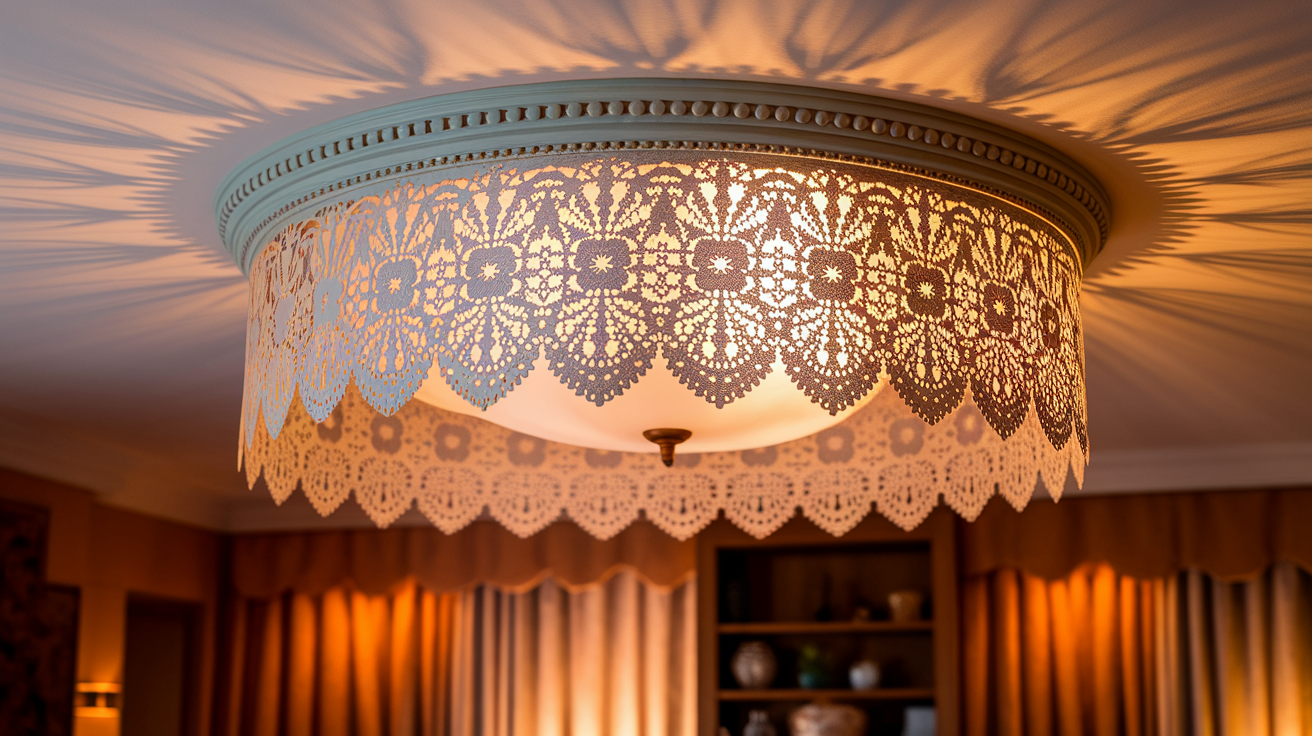 DIY_Lace_Ceiling_Medallion