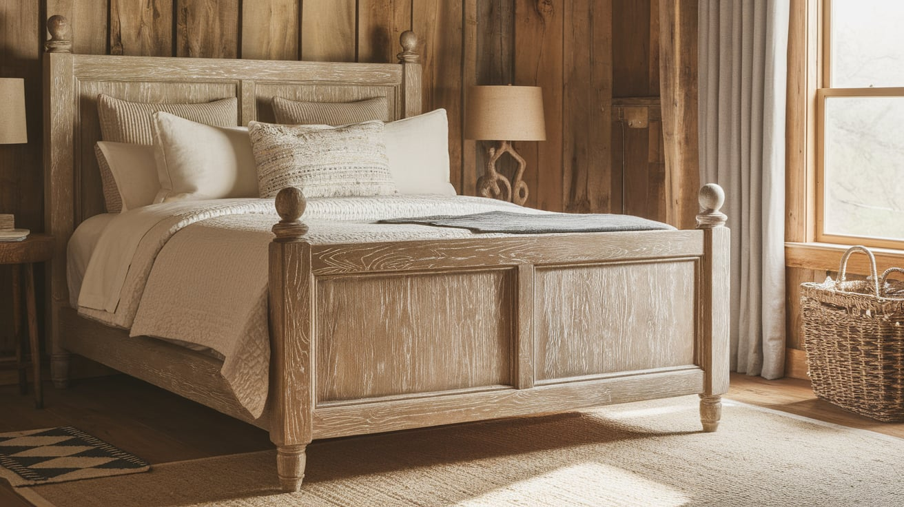 Distressed_Wood_Bed_Frame