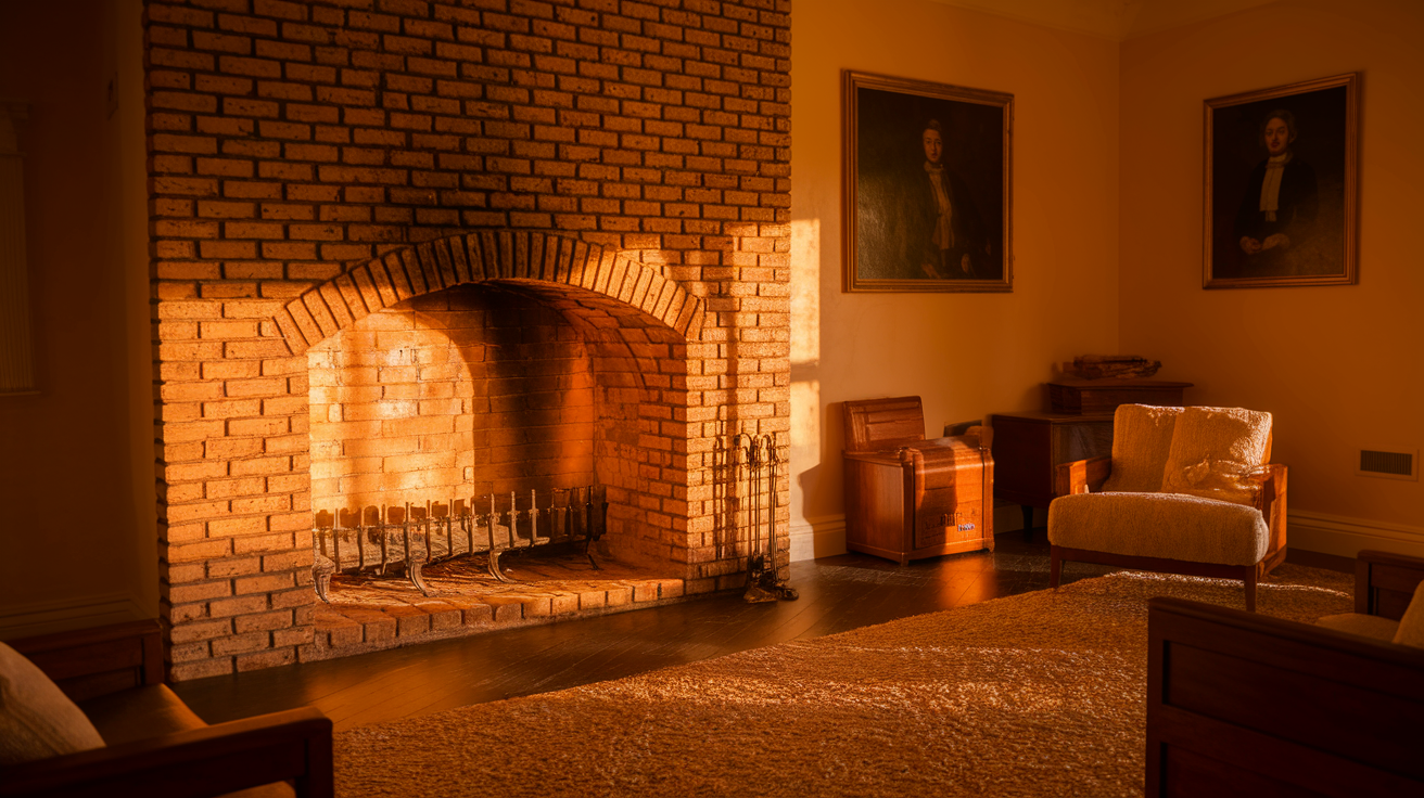 Exposed_Brick_Fireplace_in_a_Colonial-Style_Home