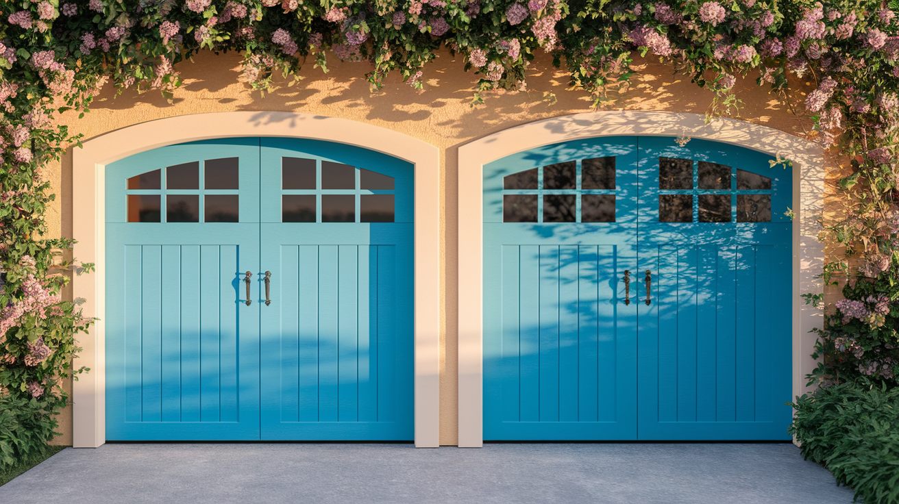 Faux Wood Garage Doors
