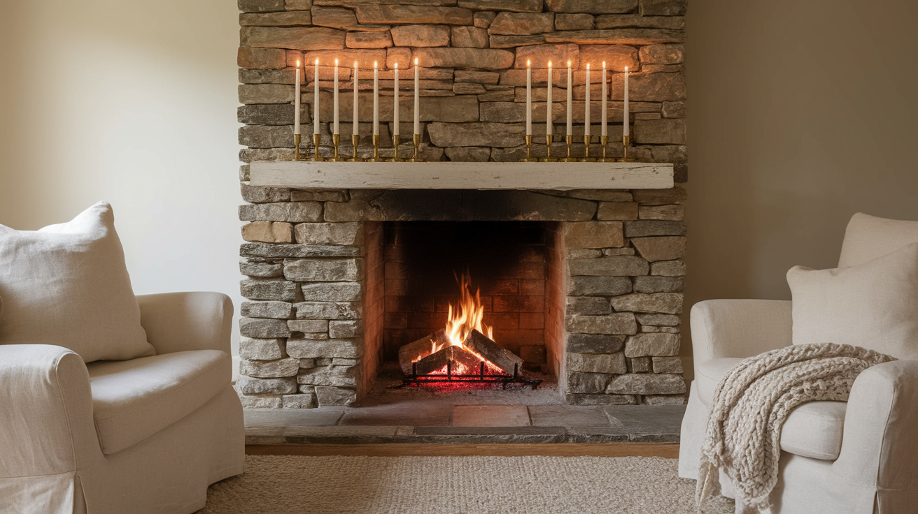 Floating_Wood_Shelf_Instead_of_a_Mantel