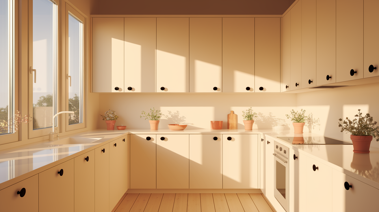 Minimalist_White_Cabinets_with_Black_Handles