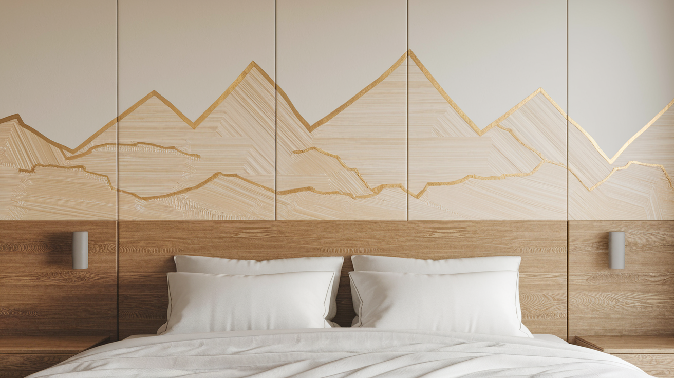 Mountain_Range_Painted_Headboard