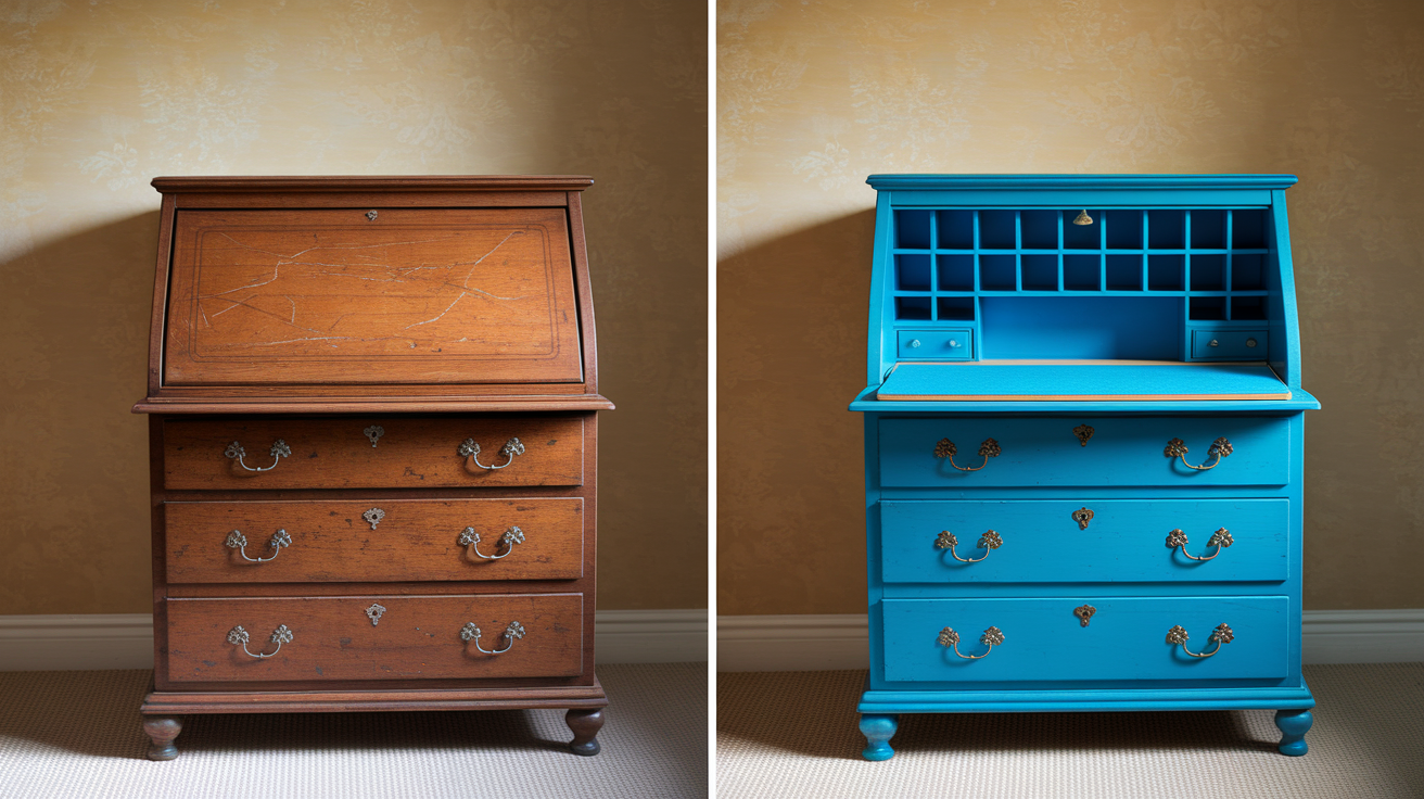 Ocean_Blue_Secretary_Desk