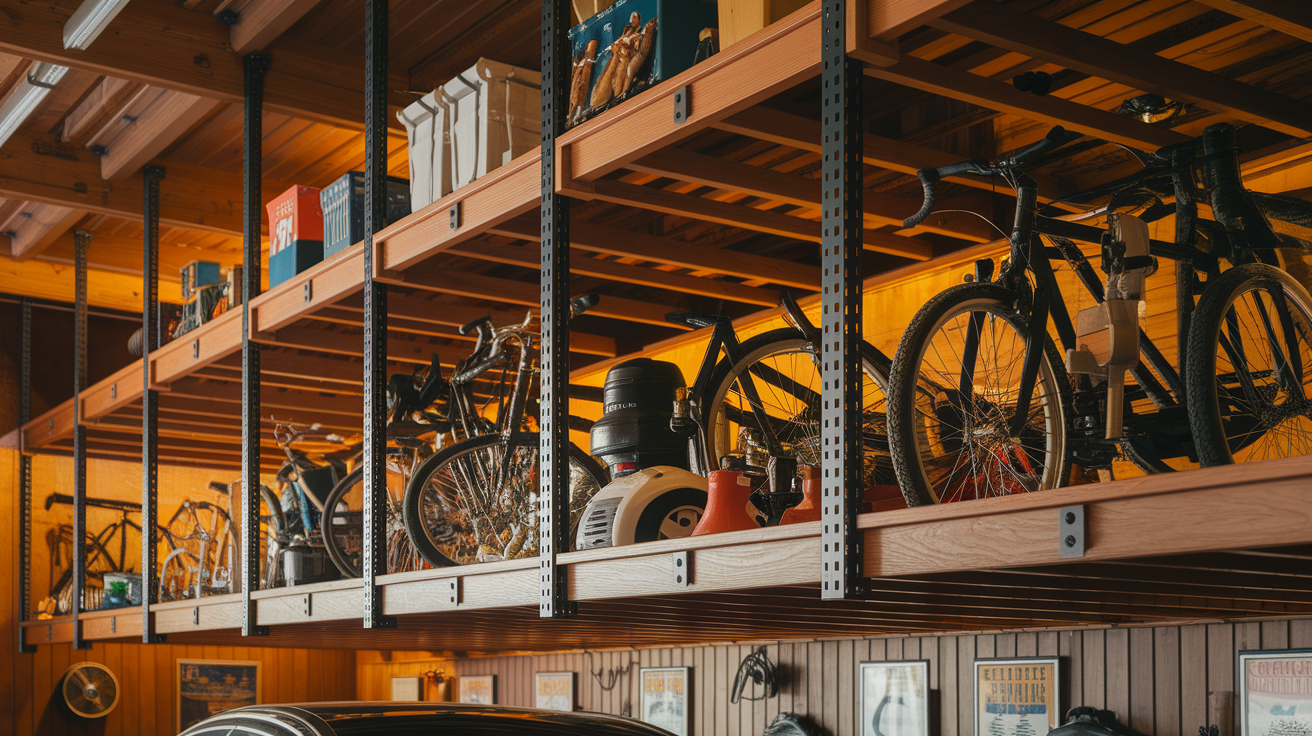 Overhead_Wooden_Storage_Racks