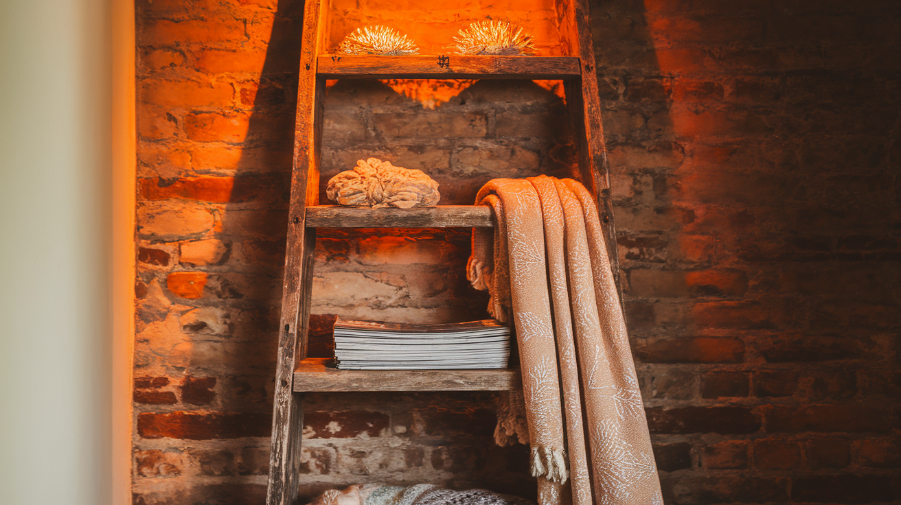 Repurposed_Ladder_Shelving