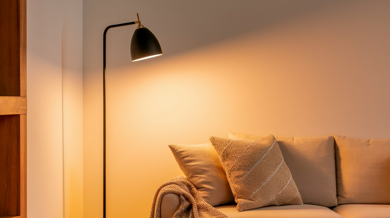 Simple_Floor_Lamps_With_Warm_Light