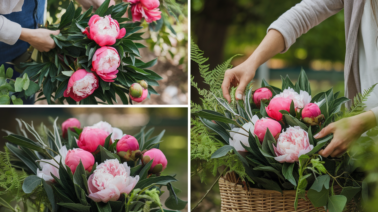 Step 1: Gather Your Peonies
