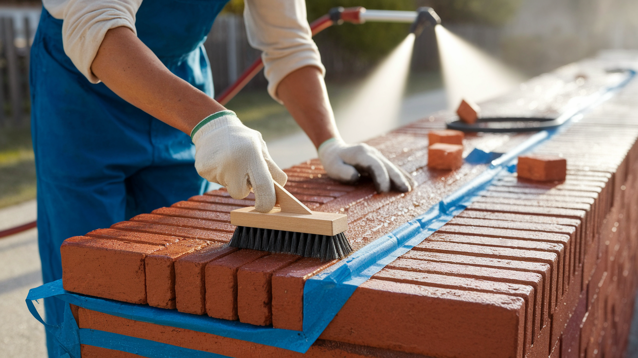 Step 1: Prepare the Brick Surface
