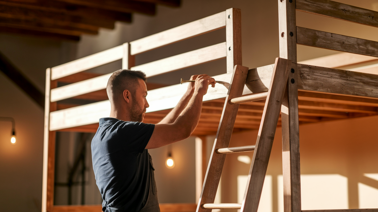 Step 5: Install Safety Rails and Ladder
