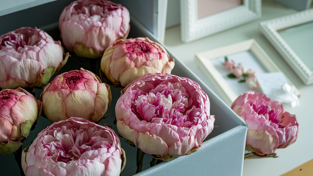 Step 6: Store the Preserved Peonies
