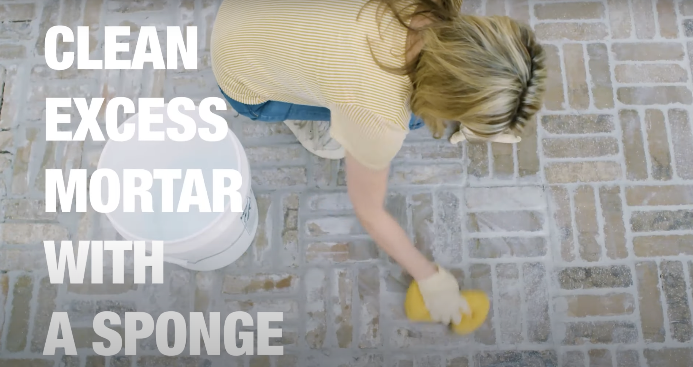 Step_7_Clean_Excess_Mortar_with_a_Sponge