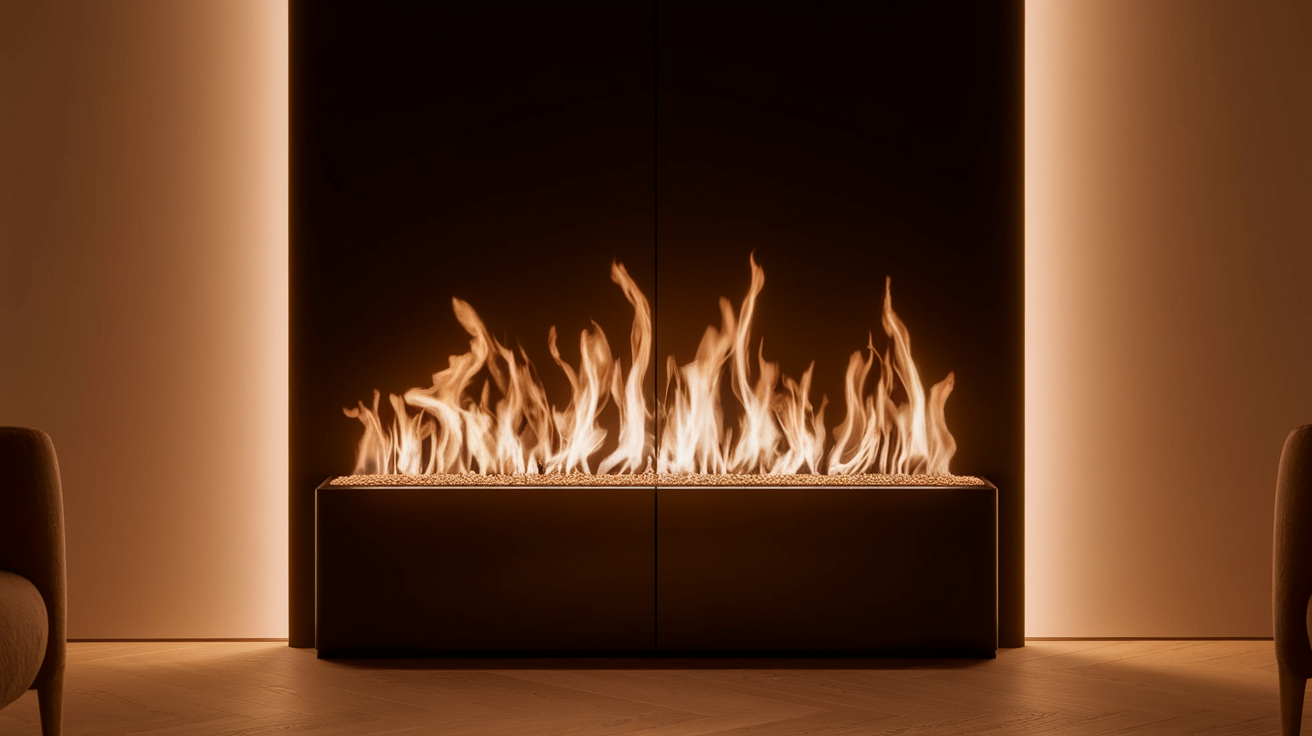 Vertical_Narrow_Black_Panel_with_Dancing_Flame_Effect