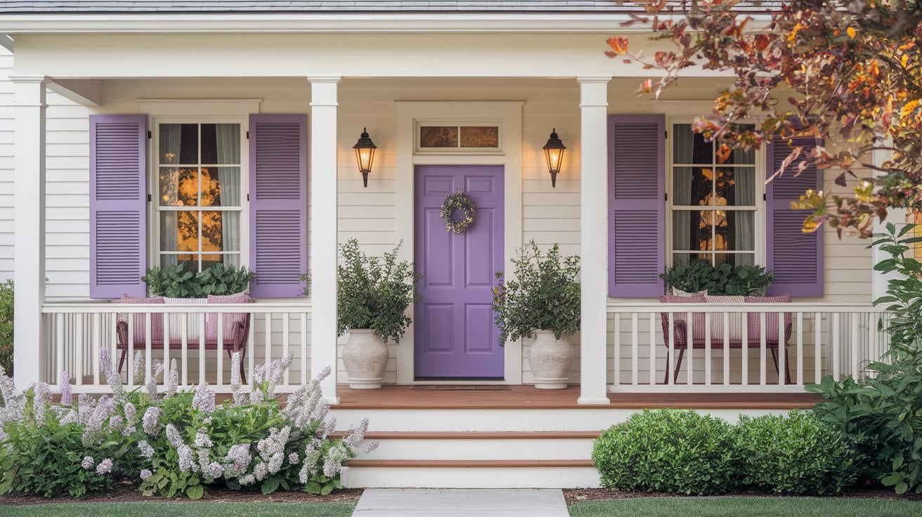 Violet_Accent_Shutters_and_Front_Door