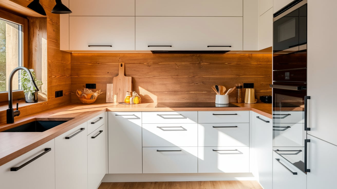 White_Cabinets_with_Black_Hardware_and_Natural_Wood_Accents