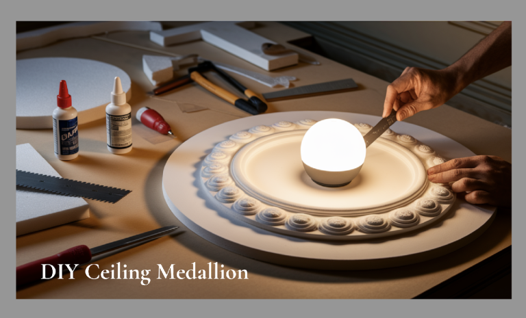 diy ceiling medallion