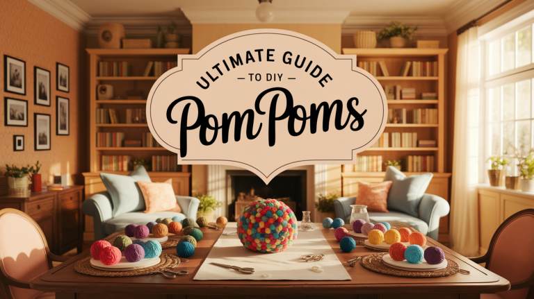 diy pom pom maker