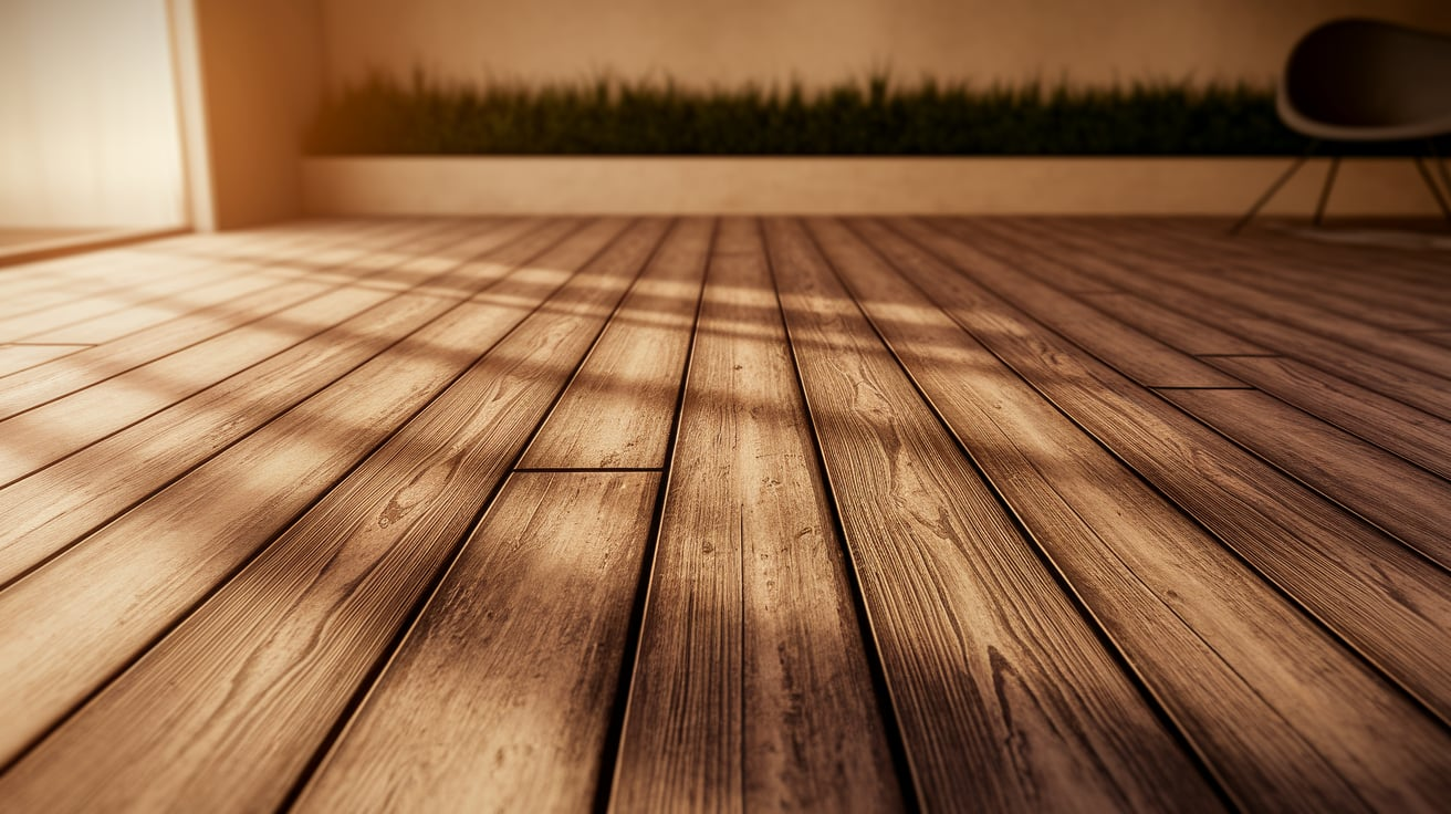 how to make concrete look like wood