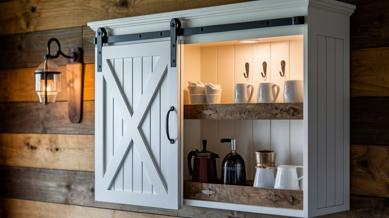 Barn Door Cabinet