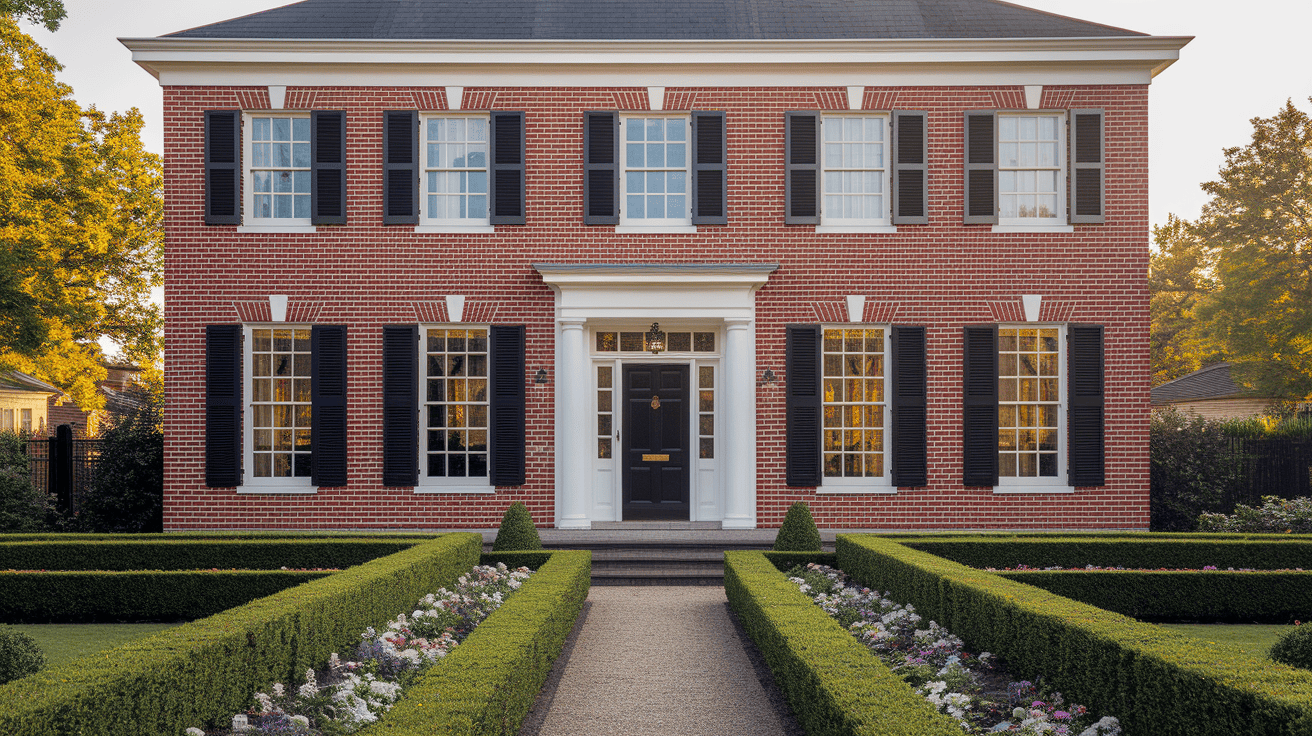 Classic Georgian With Black Accents