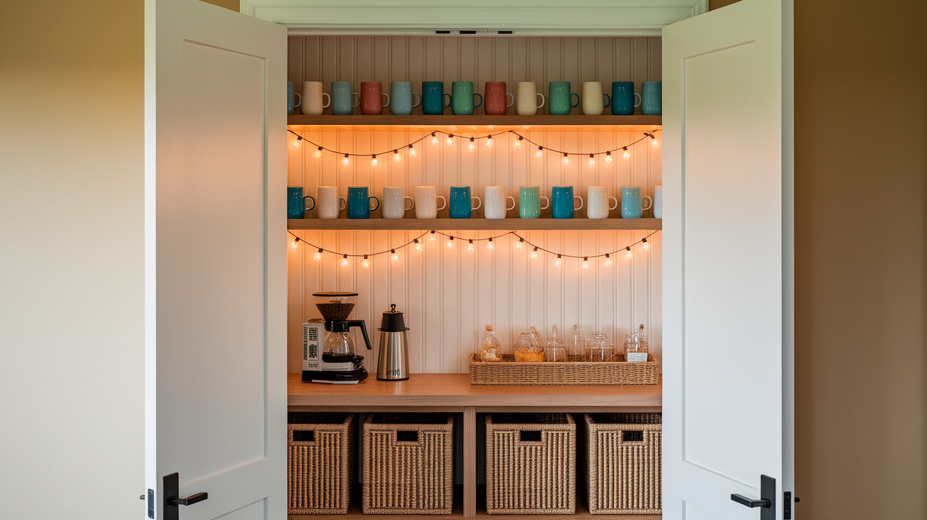 Converted Closet Bar
