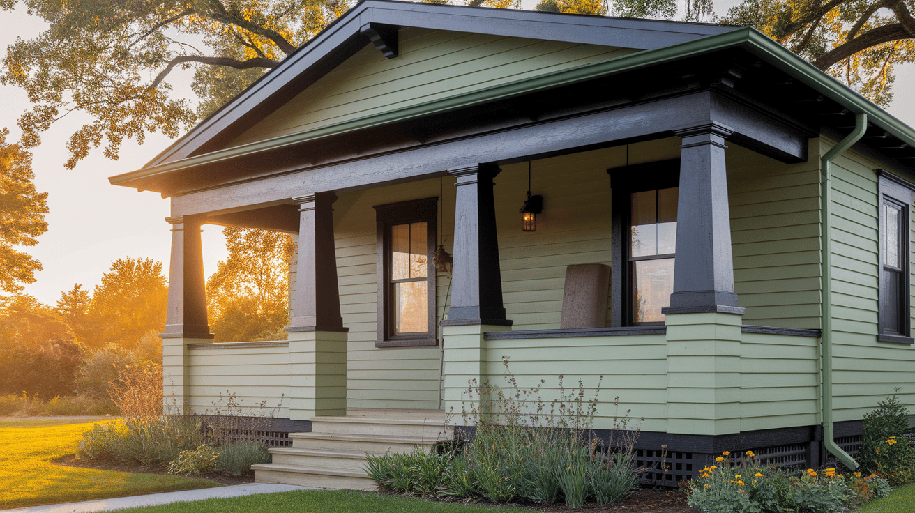 Craftsman_Bungalow_With_Black_Elements