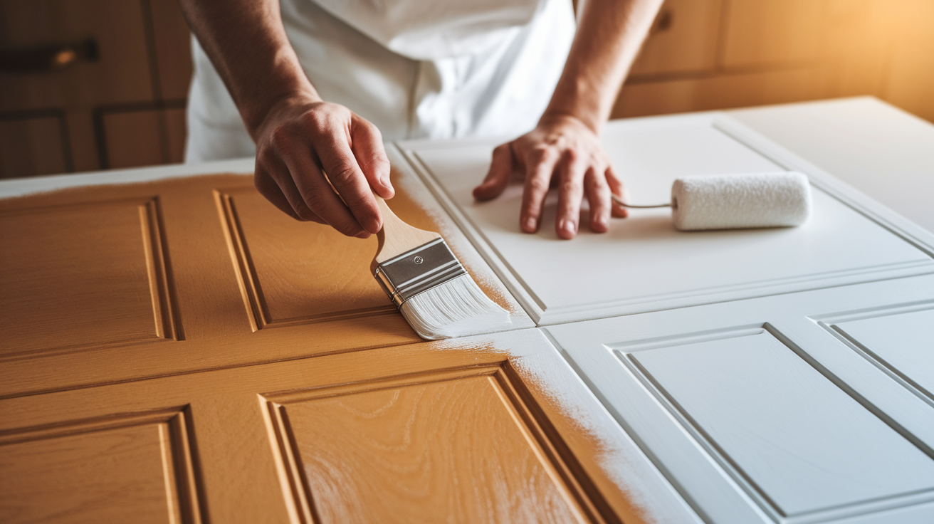 Lastly, Painting the Cabinets