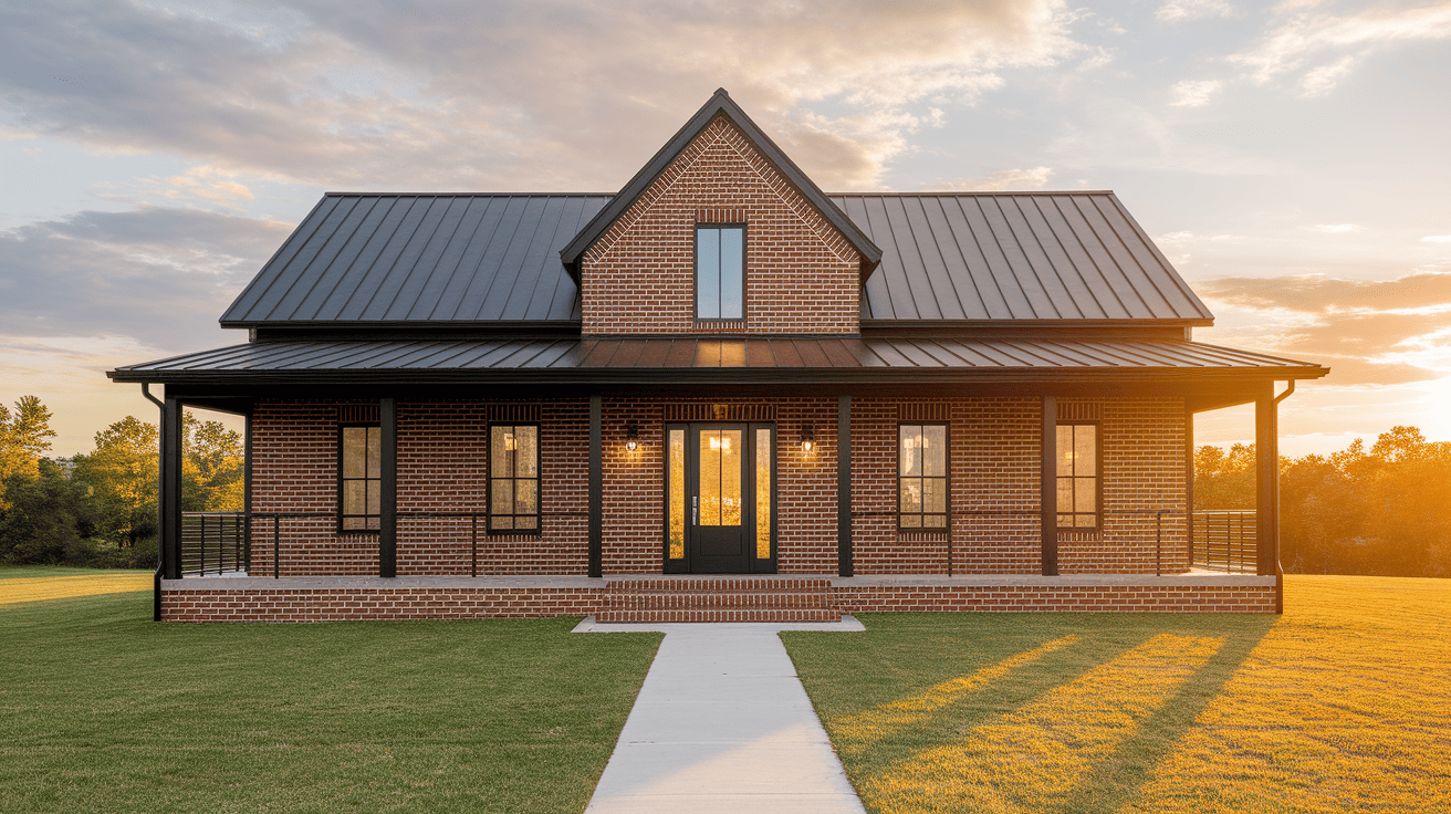 Modern Brick Farmhouse