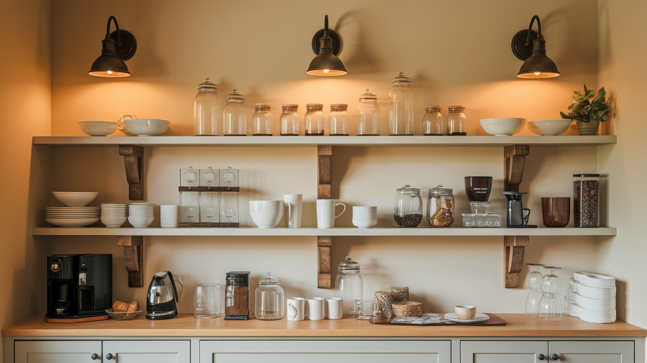 Open Shelving Wall
