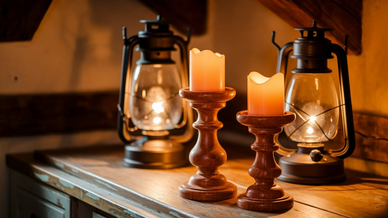 Rustic_Burnt_Orange_Candle_Holders__Lanterns