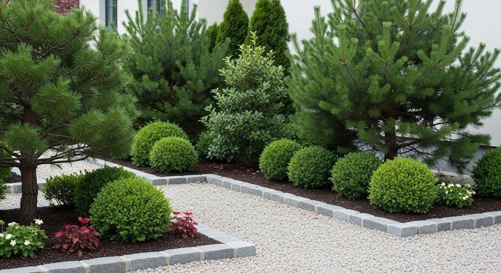 Add Evergreens for Year-Round Greenery