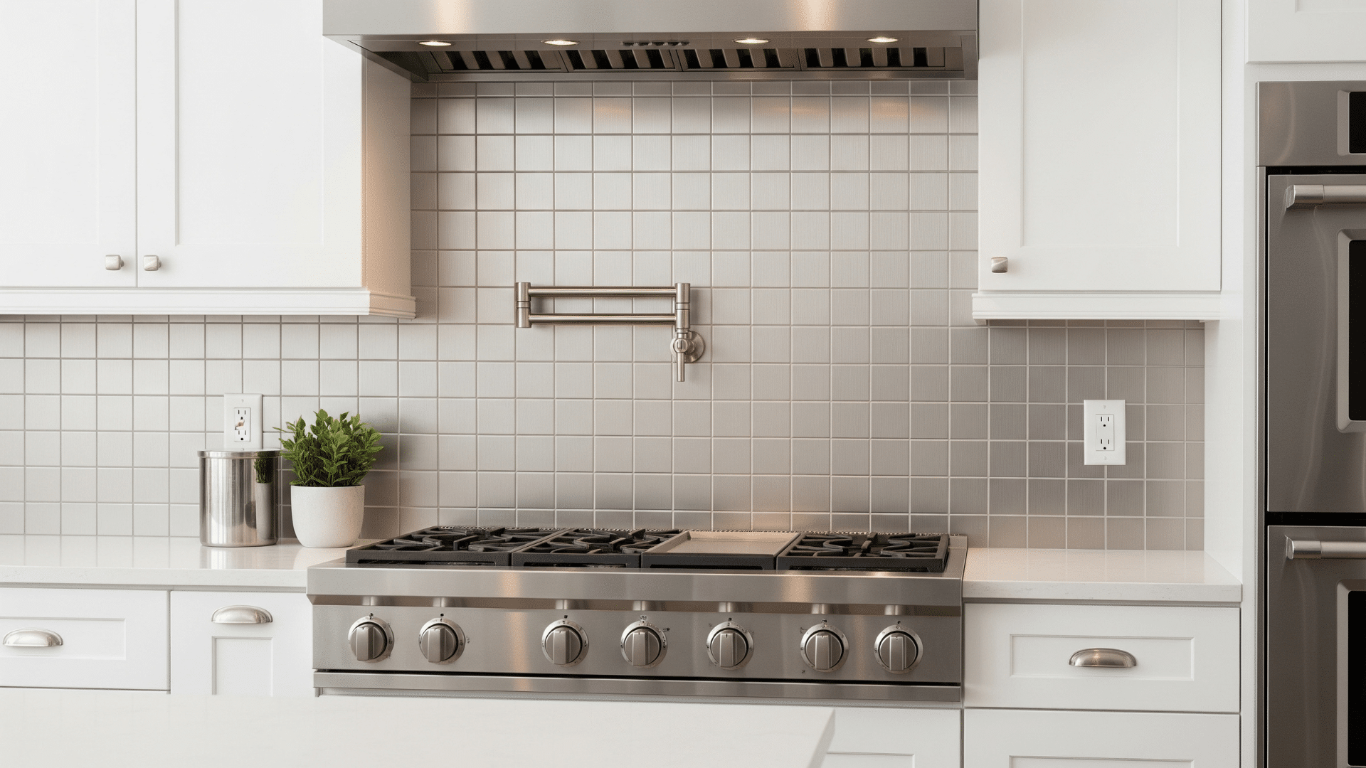 Brushed Nickel Tiles