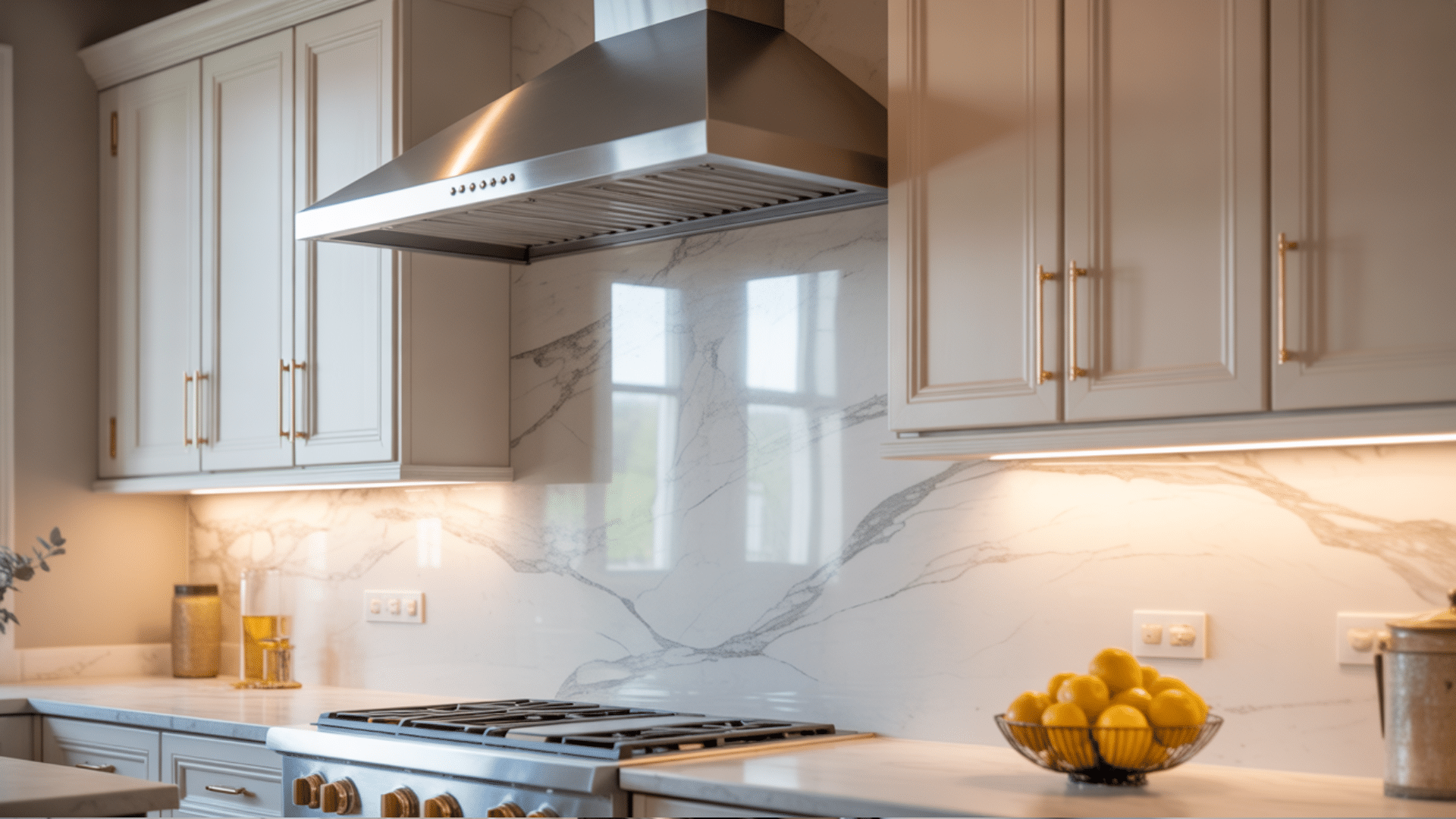 Carrara Marble Backsplash