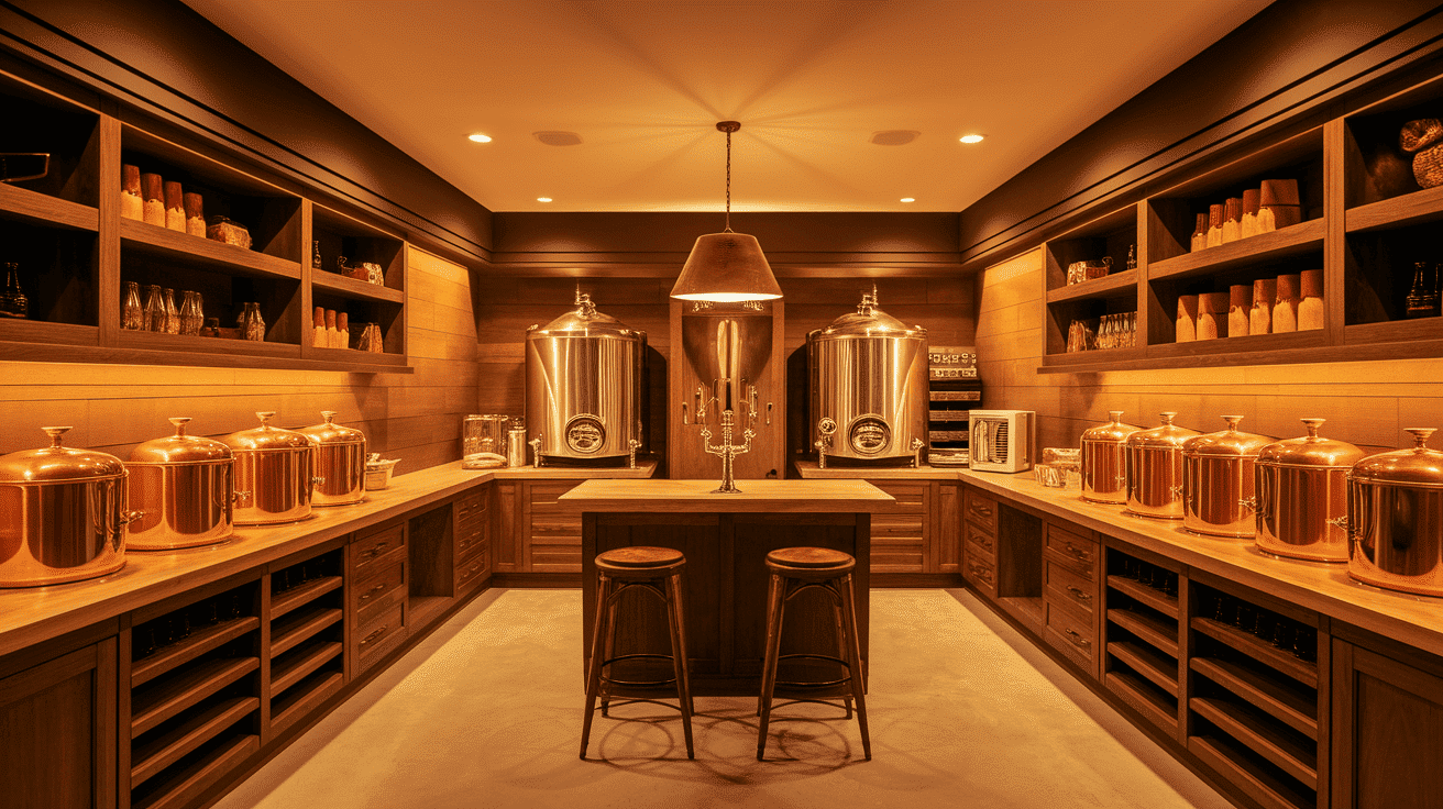 Craft Beer Brewing Station